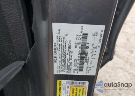 2013 Ford Fusion Se z USA, uszkodzony, nr VIN 3FA6P0HR9DR102918